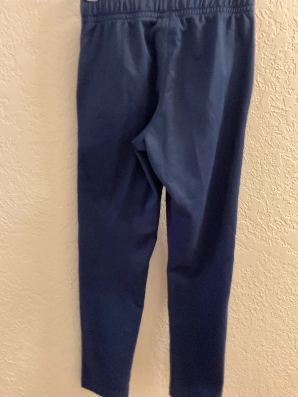 Nike Kids Dri-Fit Navy Blue Joggers with White Swoosh